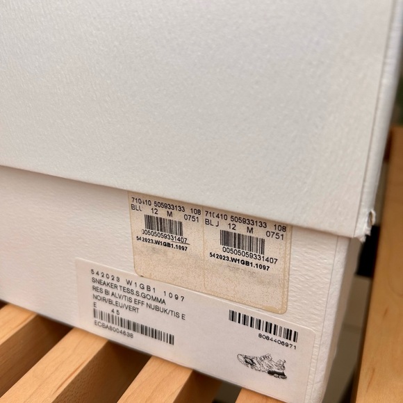 Balenciaga Track Runway BLK/Grey/Grn/Blue Mesh Leather Size 12 (45) - Picture 9 of 9